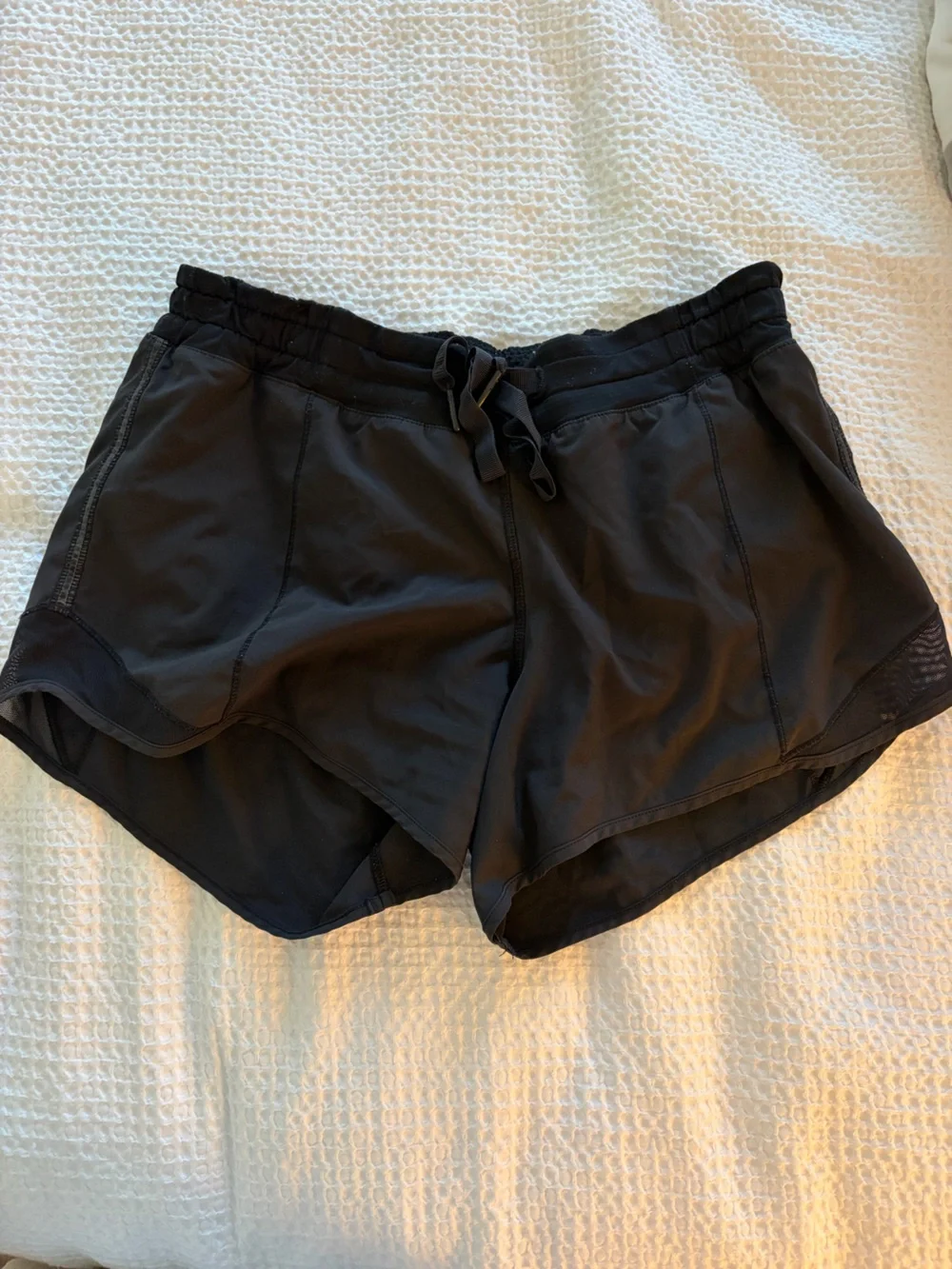 Women’s Black Athletic Shorts - Lightweight Running Trunks